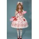 Antique Doll Strawberry Cake Bouquet Blouse JSK and OP(Reservation/3 Colours/Full Payment Without Shipping)